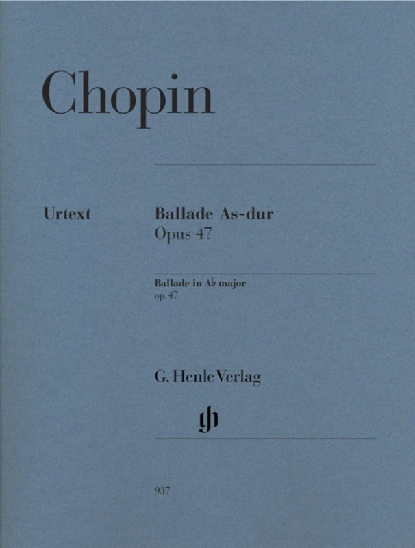 Ballade Op 47 A Flat Urtext (Softcover Book)