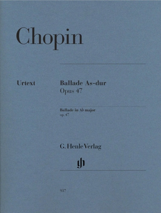 Ballade Op 47 A Flat Urtext (Softcover Book)