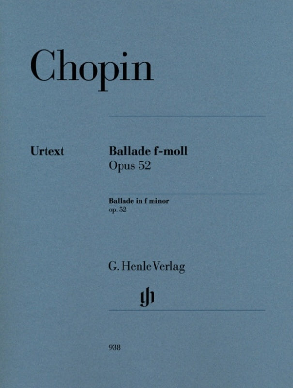 Ballade Op 52 F Min (Softcover Book)