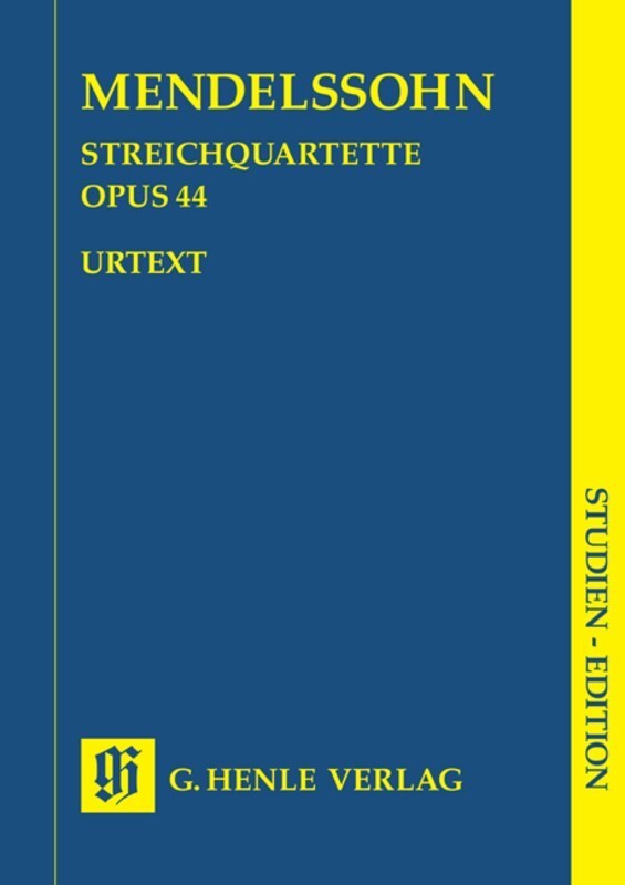 String Quartets Op 44 No 1-3 Study Score Book