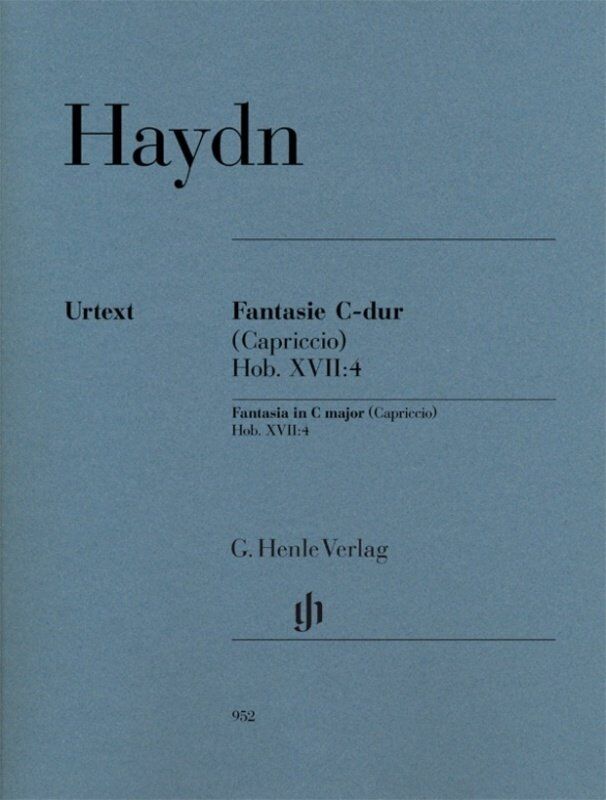 Haydn - Fantasia in C Major (Capriccio) Hob. XVII: 4 for Piano by G. Henle Verlag, 15 Pages