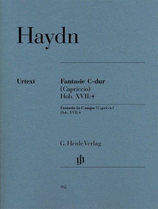 Haydn - Fantasia in C Major (Capriccio) Hob. XVII: 4 for Piano by G. Henle Verlag, 15 Pages