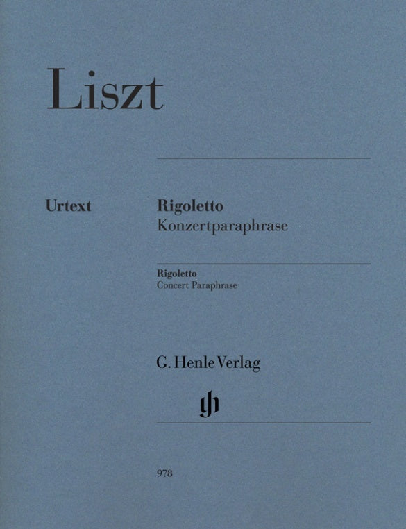 Liszt - Rigoletto Concert Paraphrase (Softcover Book)