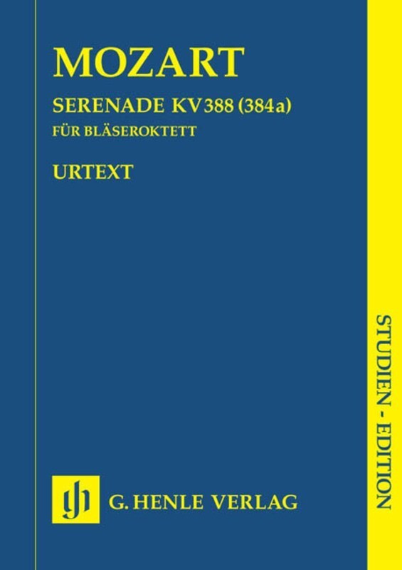 Serenade K 388 C Min 2Ob 2Clarinet 2French Horn 2Bassoon Study Sc (Music Score) Book