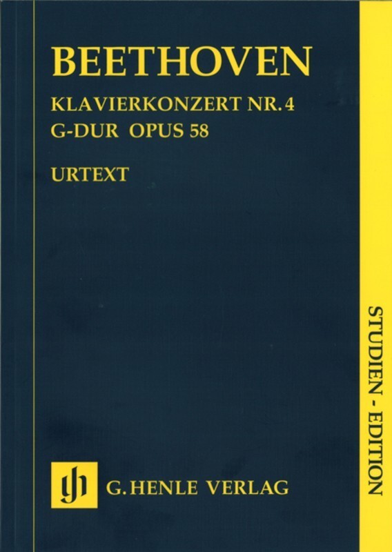 Piano Concerto No 4 Op 58 G Study Score Book