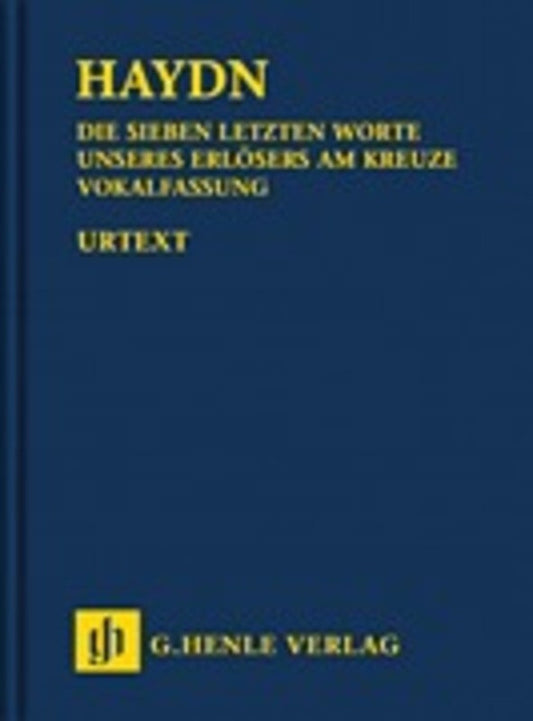 Seven Last Words Hob 20 No 2 Vocal Version Hb (Hardcover Book) Book