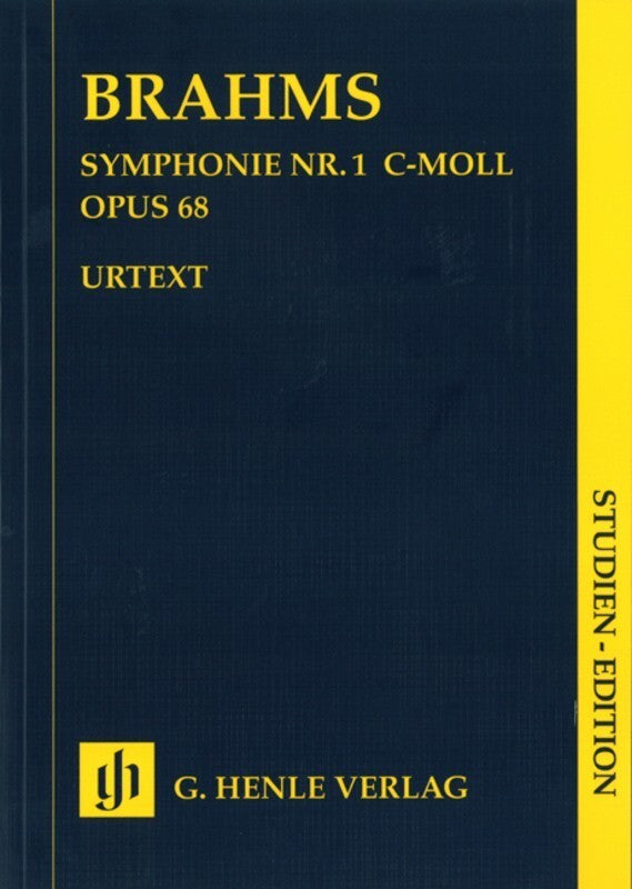 Symphony No 1 Op 68 C Min Urtext (Music Score) Book