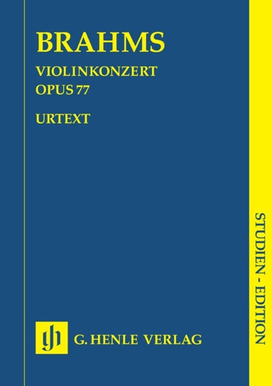 Violin Concerto Op 77 Study Score Book