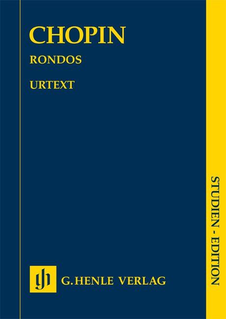 Chopin - Rondos for Piano Study Score by G. Henle Verlag