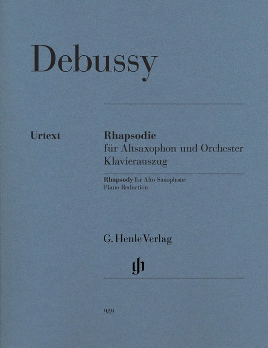 Rhapsody Alto Sax And Piano (Softcover Book)