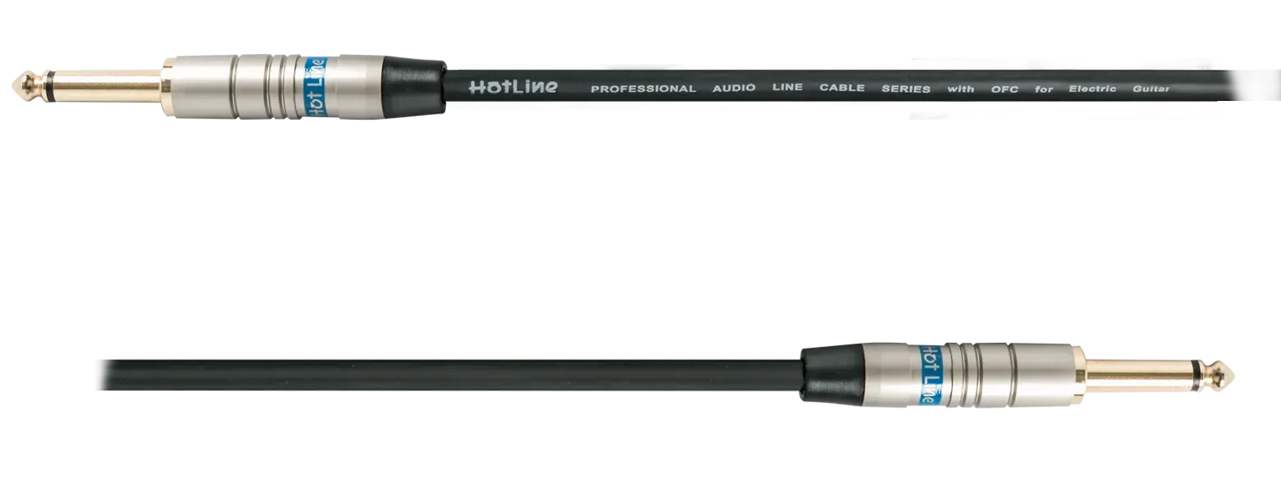 Hot Line PRO 10ft Guitar Cable Black