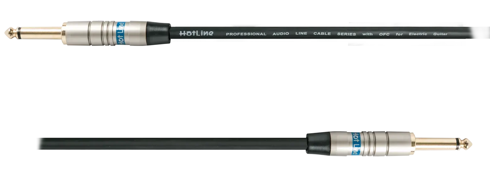 Hot Line PRO 10ft Guitar Cable Black
