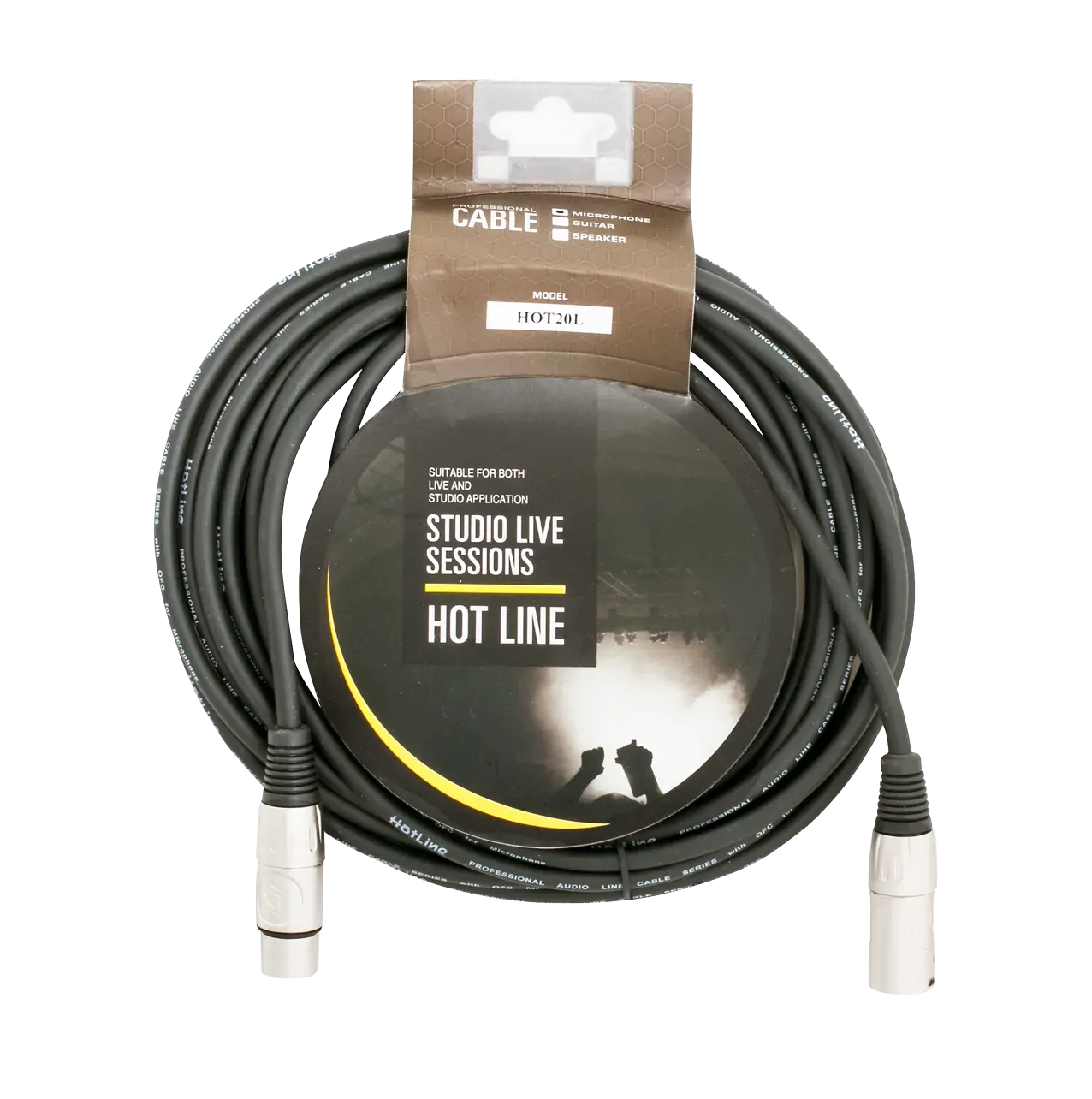 Hot Line 20ft Microphone Cable Female XLR to Male XLR — view 2