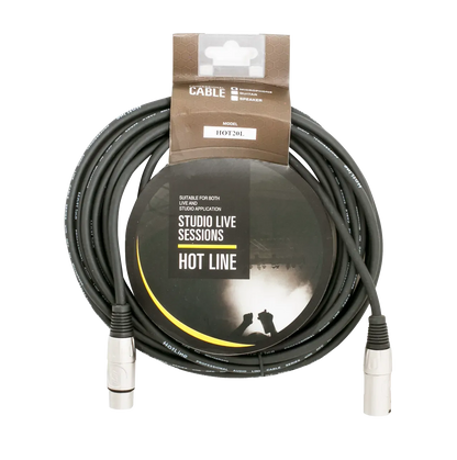 Hot Line 20ft Microphone Cable Female XLR to Male XLR — view 2