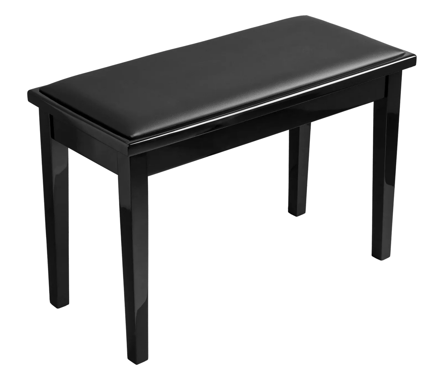Hemingway HPB17B Piano Bench - Polished Ebony