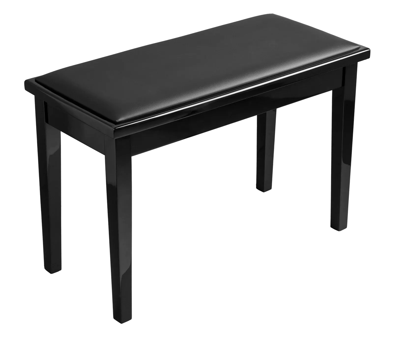 Hemingway HPB17B Piano Bench - Polished Ebony