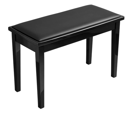 Hemingway HPB17B Piano Bench - Polished Ebony