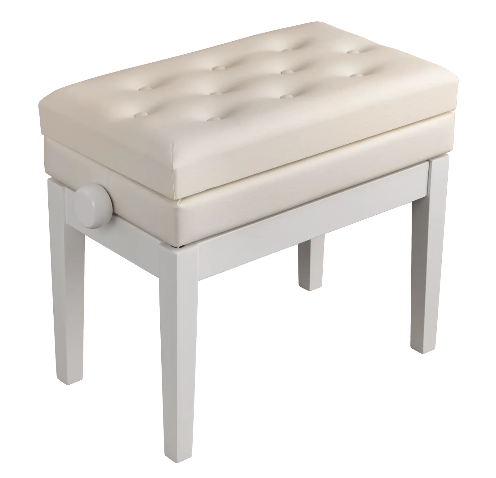 Hemingway Piano Bench White HPB25WT