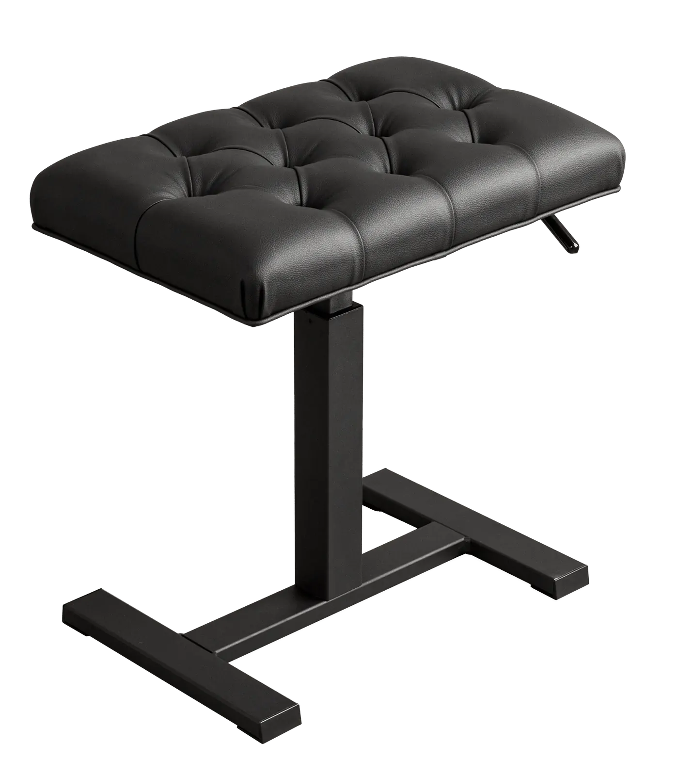 Hemingway Hydraulic Piano Bench HPB55HB - Adjustable Height Black Vinyl