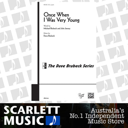 Once When I Was Very Young/SATB — view 2