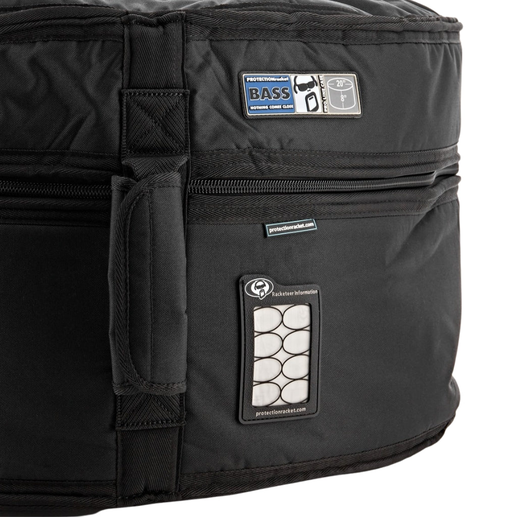 Protection Racket Hip Kit Bass Drum Case 20" x 8" with Shoulder Strap — view 3