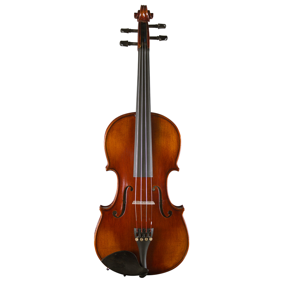 Hidersine Piacenza 4/4 Violin Outfit with Bow, Case, Rosin, Ebony Components, Hand-Carved Solid Spruce Top, Flamed Maple Back, Ready to Play — view 2