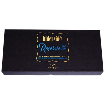 Hidersine Reserve21 Dark Cello Rosin 30g with British Beeswax in Velveteen Bag — view 4
