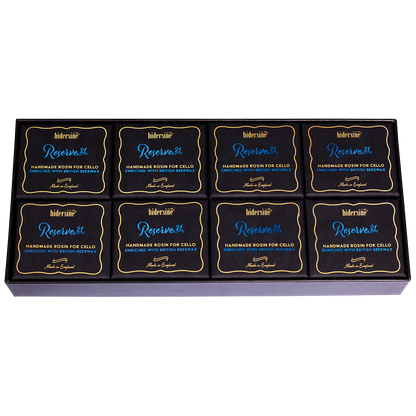 Hidersine Reserve21 Dark Cello Rosin 30g with British Beeswax in Velveteen Bag — view 5