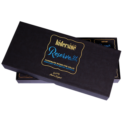 Hidersine Reserve21 Dark Cello Rosin 30g with British Beeswax in Velveteen Bag — view 6