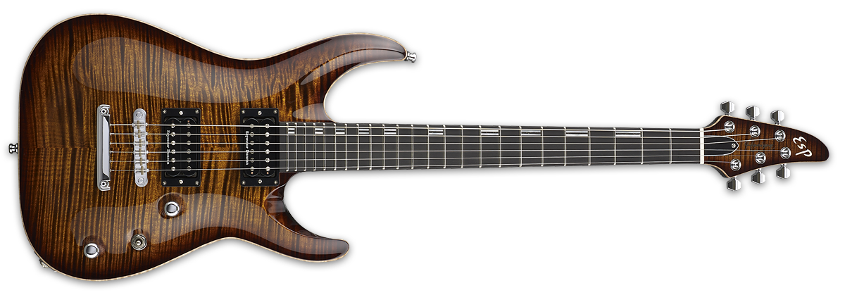 ESP Original Series Horizon NT CTM Antique Brown Sunburst — view 2