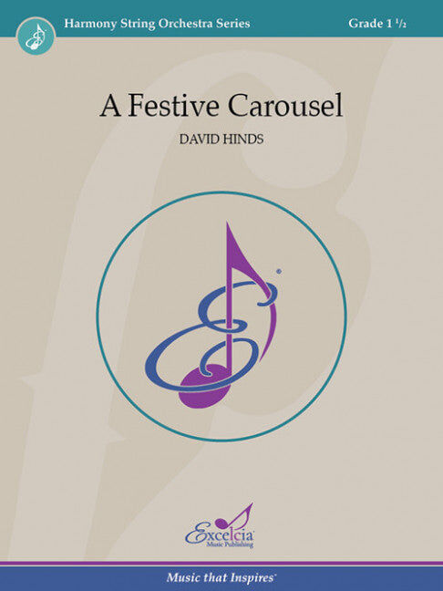 A Festive Carousel String Orchestra Sheet Music Grade 1.5 by Hinds David