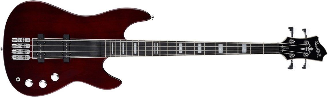 Hagstrom Super Swede Bass IV String Electric Bass Natural Mahogany
