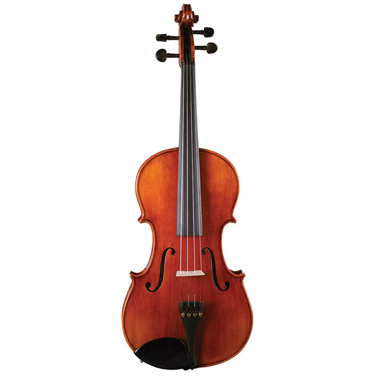 Hidersine Studenti Viola Outfit 15.5" with Case, Bow, Rosin - Solid Spruce Top, Ebony Fingerboard, Maple Ribs & Back - Ready to Play