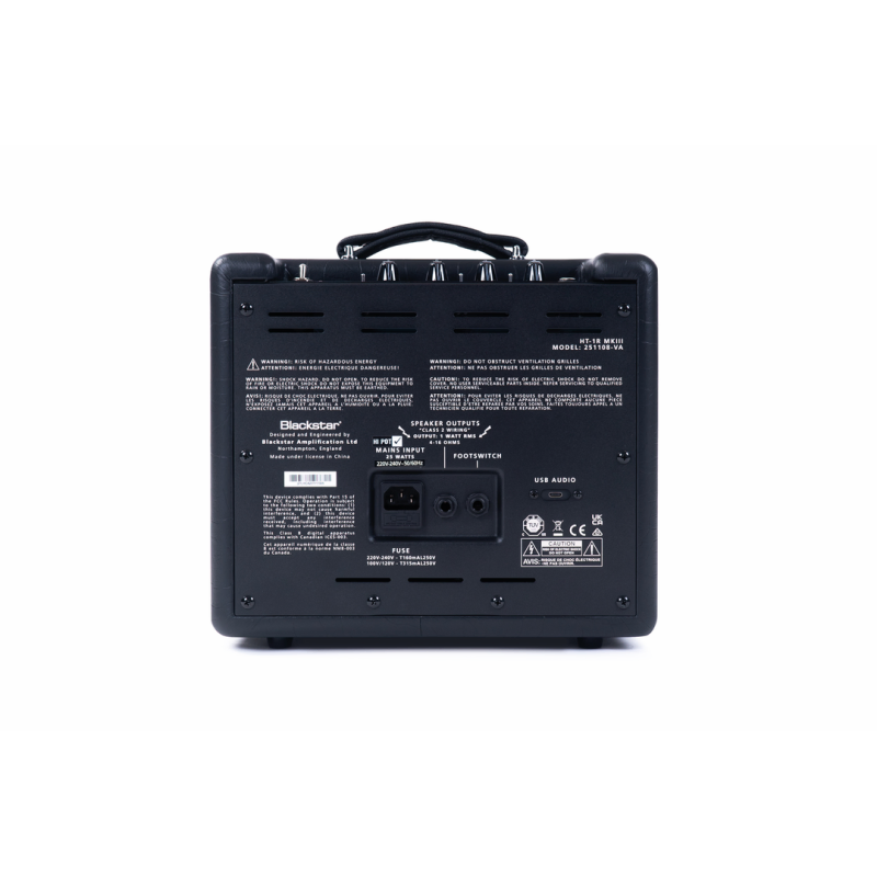 Blackstar HT-1R-MKIII 1W 1x8" Valve Combo Amplifier with Reverb, USB, and Cab Rig — view 2