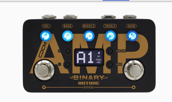 Hotone Binary Amp Simulator Effect Pedal