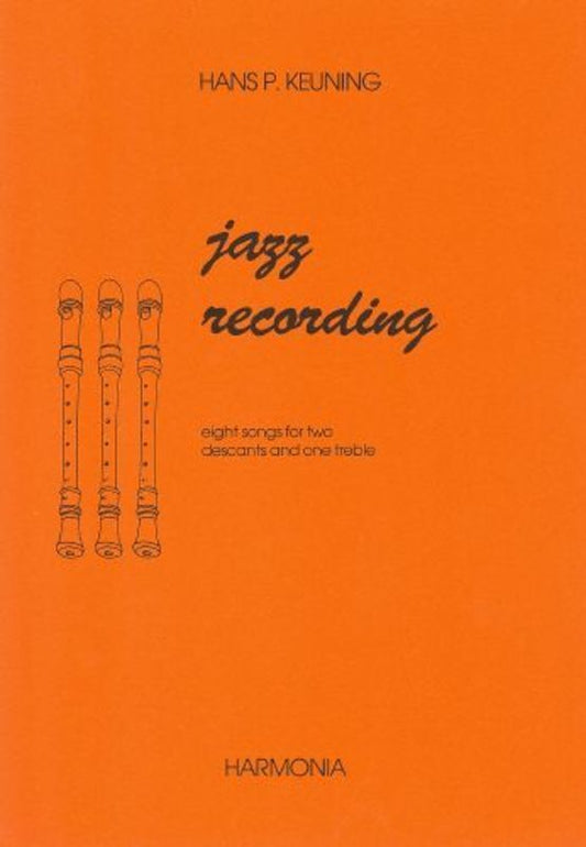 Jazz Recording For Rec Trio (Set Of Parts) Book
