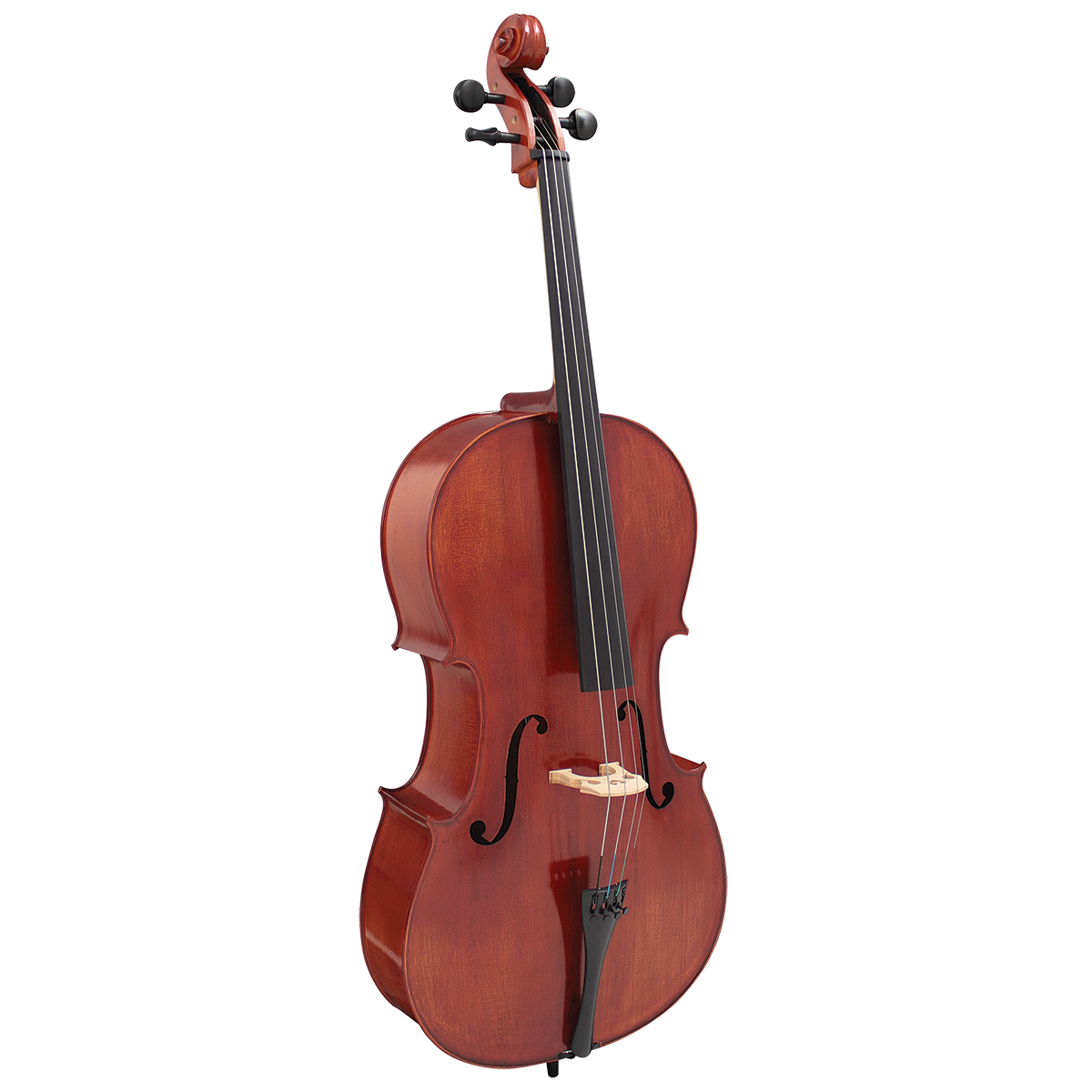 Hidersine HW3182AG Vivente Academy Cello Outfit 4/4 with Wittner Finetune Pegs — view 2