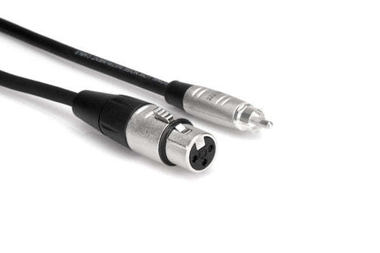 Hosa Pro Unbalanced Interconnect REAN XLR3F to RCA