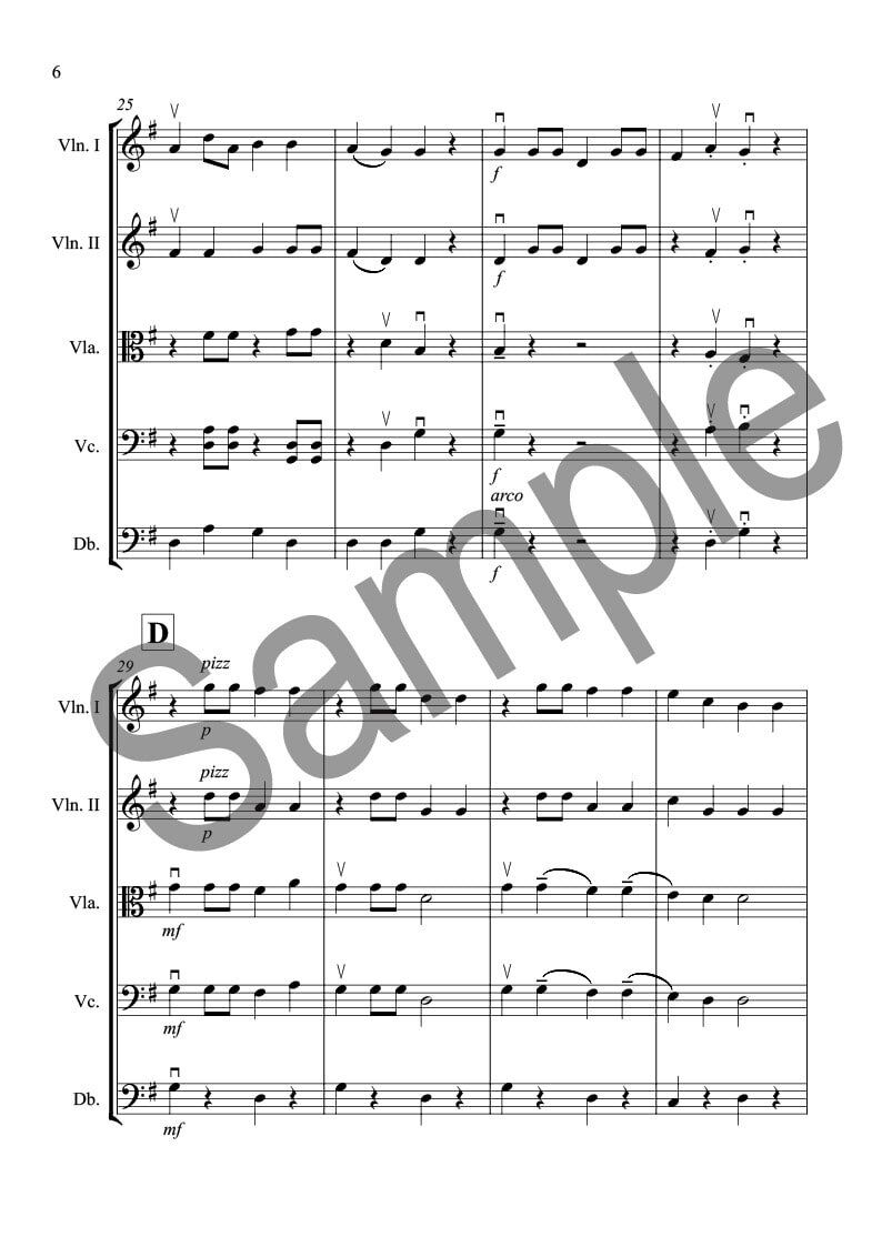 Cabin Creek for String Orchestra Grade 1.5 SC/PTS by Karen Kyriakou — view 4