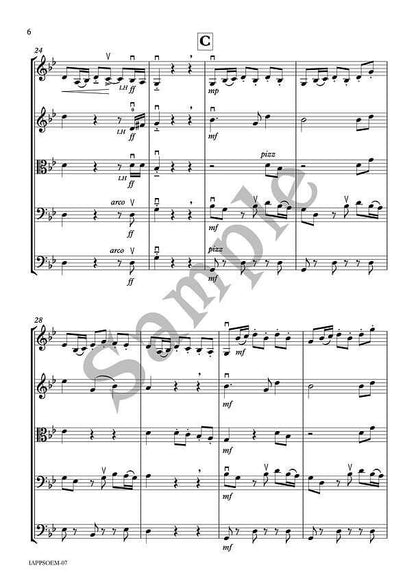 El Mercado (The Marketplace) String Orchestra Score & Parts Grade 2.5 — view 6