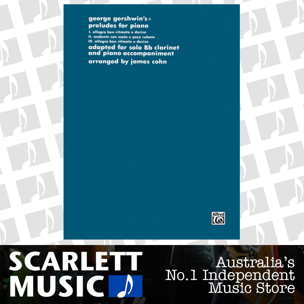 Gershwins Preludes Arranged For Clarinet And Piano — view 2