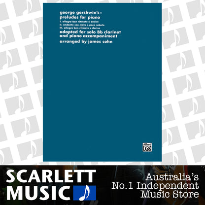 Gershwins Preludes Arranged For Clarinet And Piano — view 2