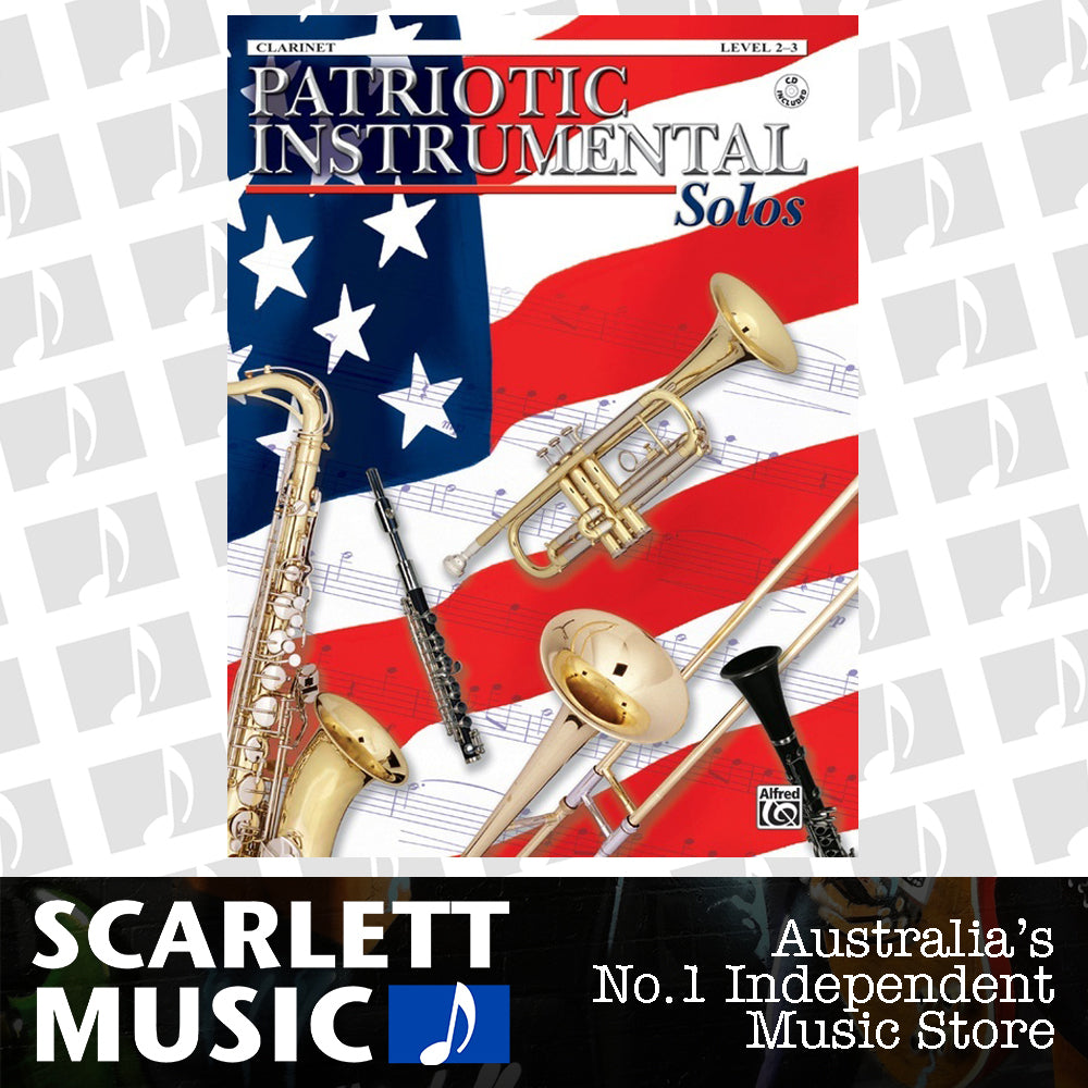 Patriotic Instrumental Solos Concert Band Gr 1-2 Clarinet — view 2