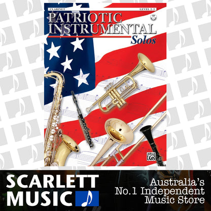 Patriotic Instrumental Solos Concert Band Gr 1-2 Clarinet — view 2