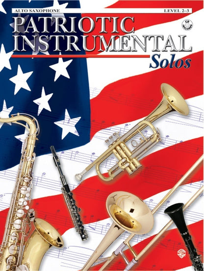 Patriotic Instrumental Solos Concert Band Gr 1-2 Alto Sax