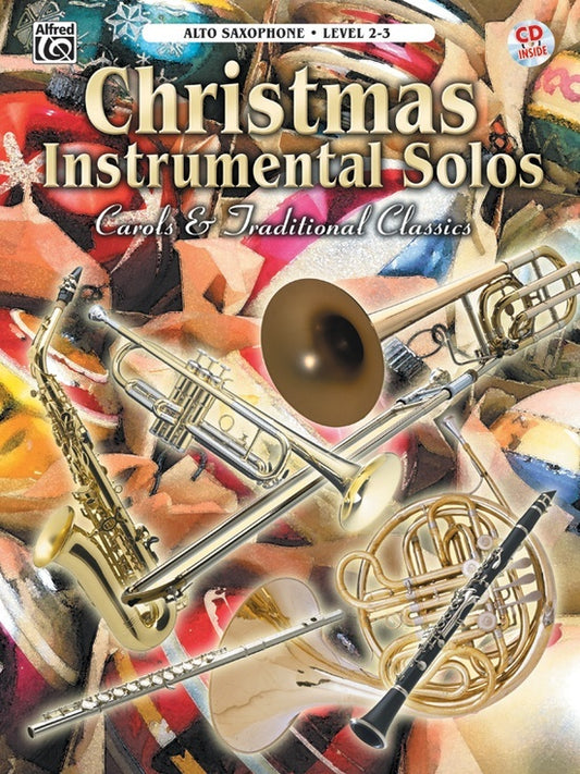 Christmas Solos Trad. Carols Alto Sax Book/CD