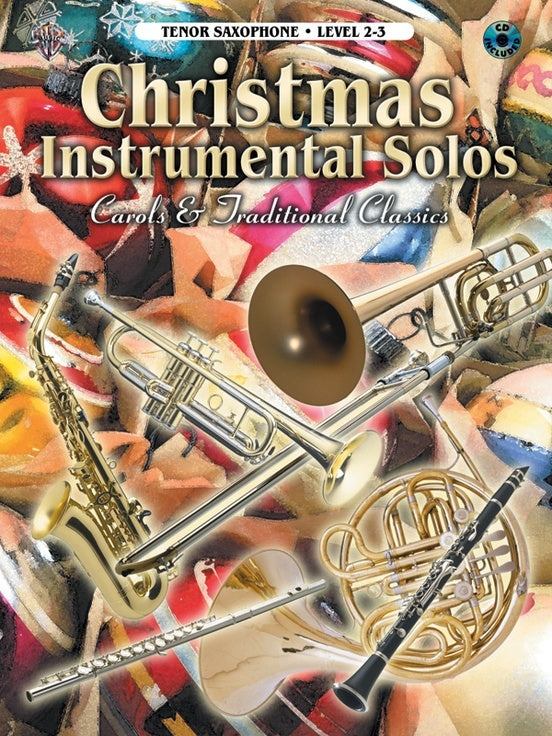 Christmas Solos Trad. Carols Tenor Sax Book/CD