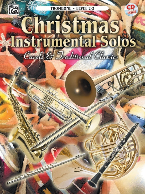 Christmas Solos Trad. Carols Trombone Book/CD