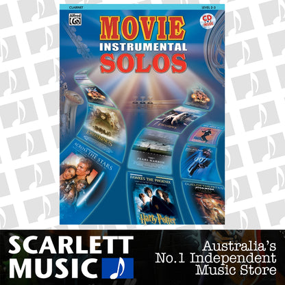 Movie Inst Solos Clarinet Book/CD — view 2