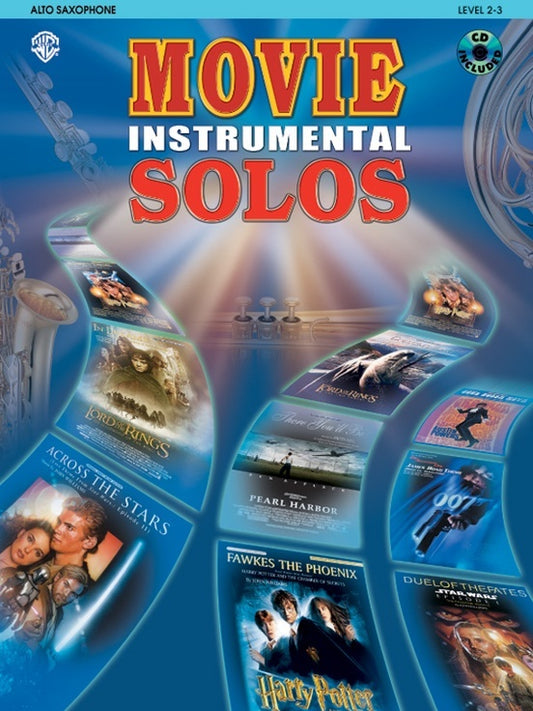 Movie Inst Solos Alto Sax Book/CD